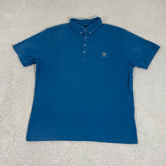 Rare Rabbit Polo Men L Blue Short Sleeve Shirt - Picture 2 of 11